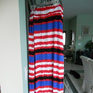 NWT Striped Maxi Skirt, Dress Coverup - XL
